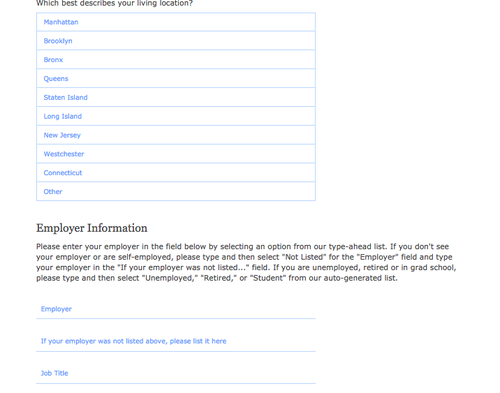 iMentor Intake App Page More