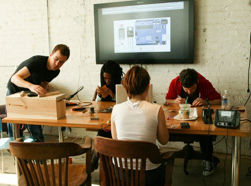 Chamber Singers Soldering Session